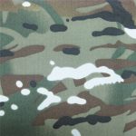 teflon 100% polyester dệt chống thấm ngoài trời ngụy trang quân sự mưa áo khoác vải