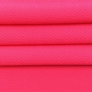 nhanh chóng khô polyester chim mắt lưới vải cho thể thao t áo sơ mi
